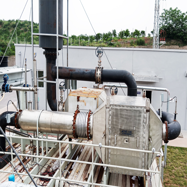 萬純SCR脫硝工程-餐廚垃圾沼氣發電機組脫硝