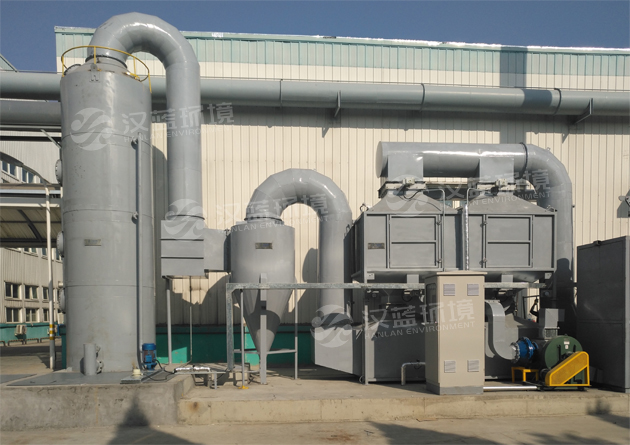 i河北漢藍VOCs廢氣處理設備-注塑廢氣處理-催化燃燒爐