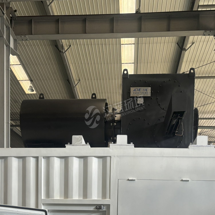 萬純柴油機組尾氣凈化器及消音器出口埃塞俄比亞